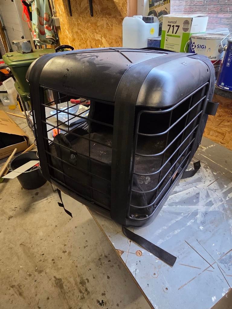 4pets hondenbench voor in de auto, transportbench, Dieren en Toebehoren, Hondenbenches, Ophalen, Gebruikt