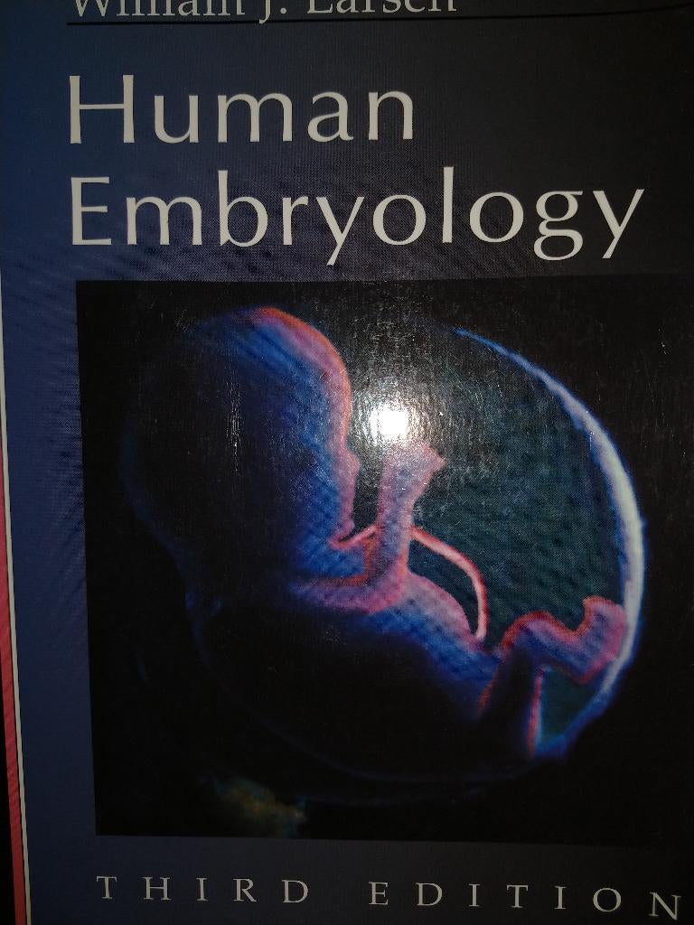Human embriology william j larsen. Bekijk ook mijn andere, Ophalen of Verzenden, Alpha, Gelezen, WO