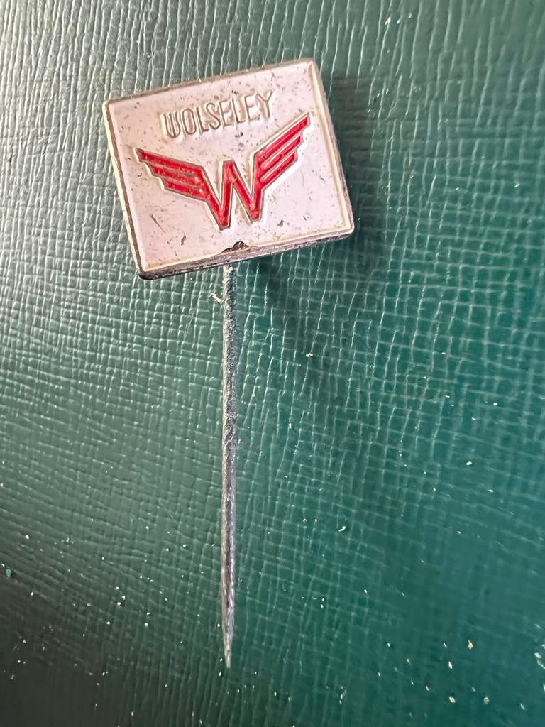 Wolseley Pin Badge - Vintage Auto Memorabilia, Ophalen of Verzenden