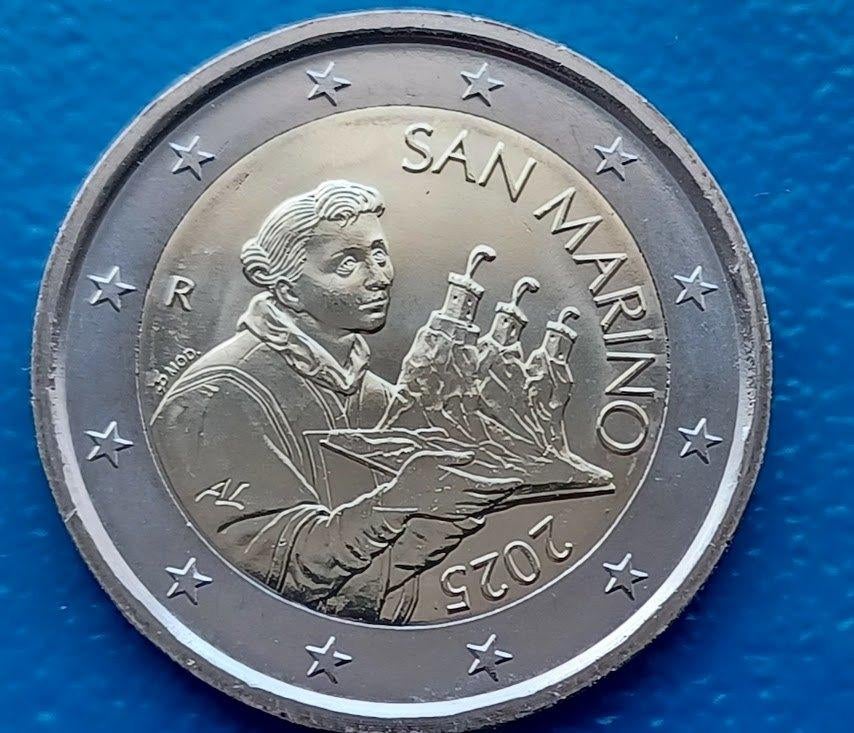 San Marino 2 Euro 2025 - UNC, Ophalen of Verzenden, San Marino, 2 euro, Losse munt
