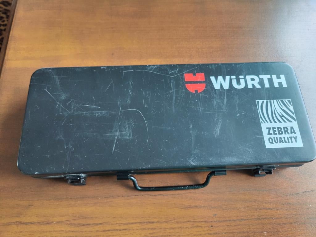 Würth Zebra Gereedschapset 1/2" - Zo goed als nieuw, Ophalen of Verzenden, Zo goed als nieuw