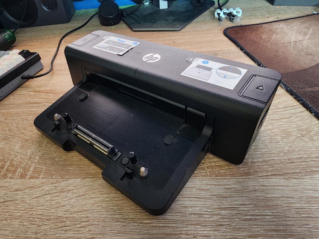 Docking Station - HP 581597-001 - Veel IO & Goedwerkend, Refurbished, Ophalen of Verzenden, Laptop, Docking station