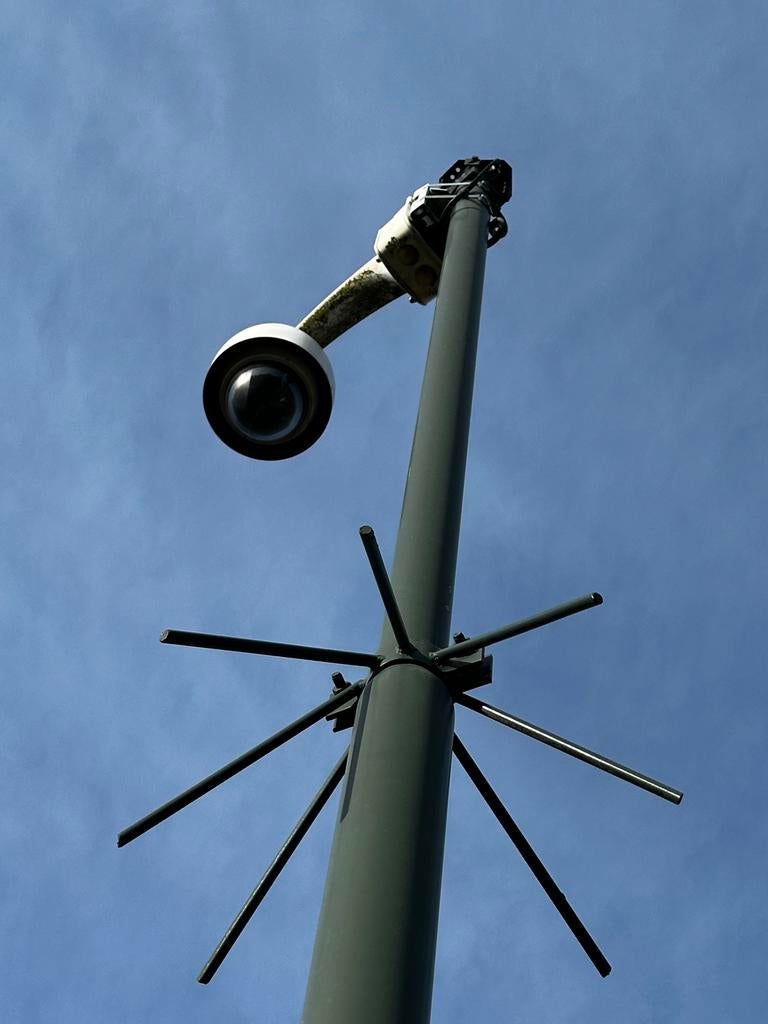 Professionele Cameramast / Stevige Buitenpaal, Ophalen, Gebruikt