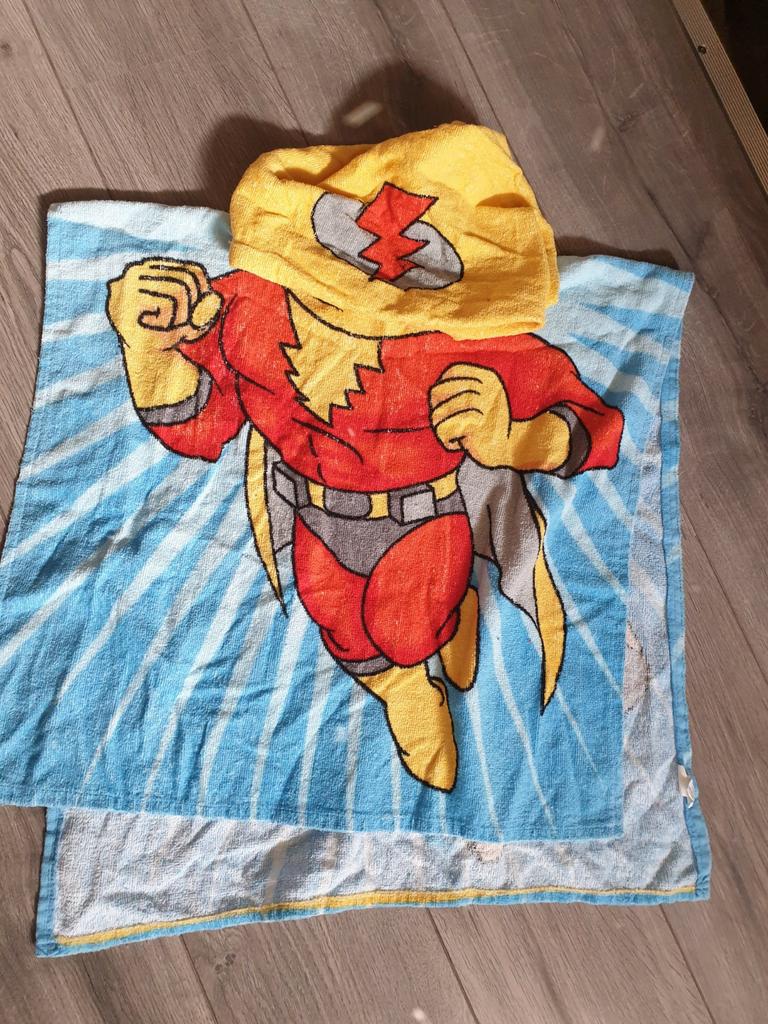 Zwem/douche poncho, Ophalen of Verzenden, Zo goed als nieuw, Jongetje of Meisje