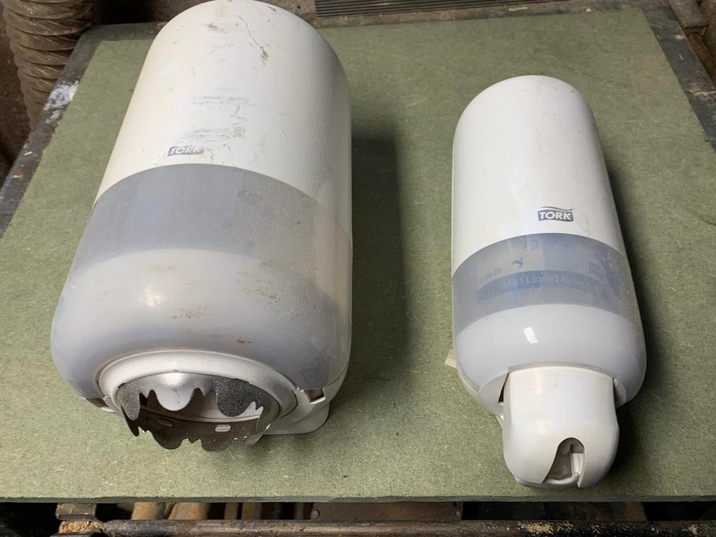 Tork zeepdispenser, Ophalen, Gebruikt