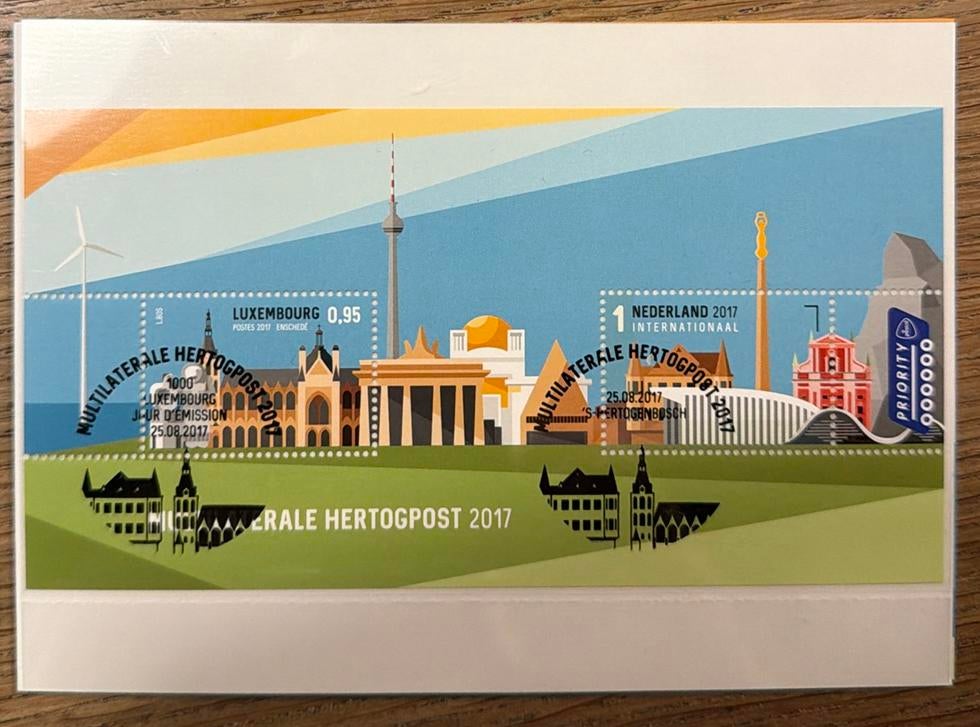* postzegels pf. Multilaterale hertogpost. 2017, Postzegels en Munten, Postzegels | Nederland, Ophalen of Verzenden, Na 1940, Postfris