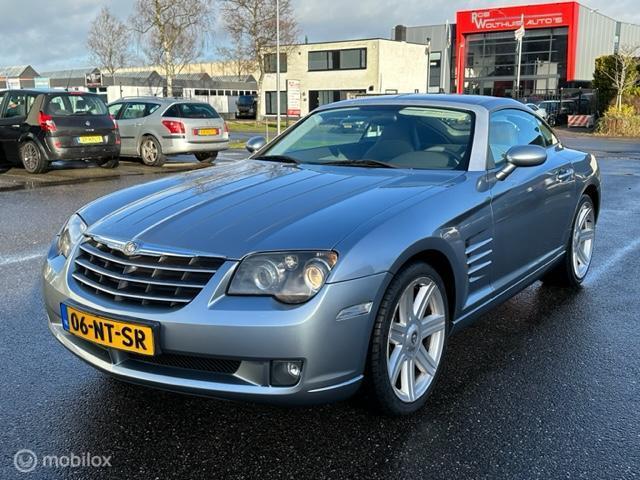 Chrysler Crossfire 3.2 V6 Limited Nieuwstaat., Auto's, Chrysler, Automaat, Blauw, Bedrijf, Grijs