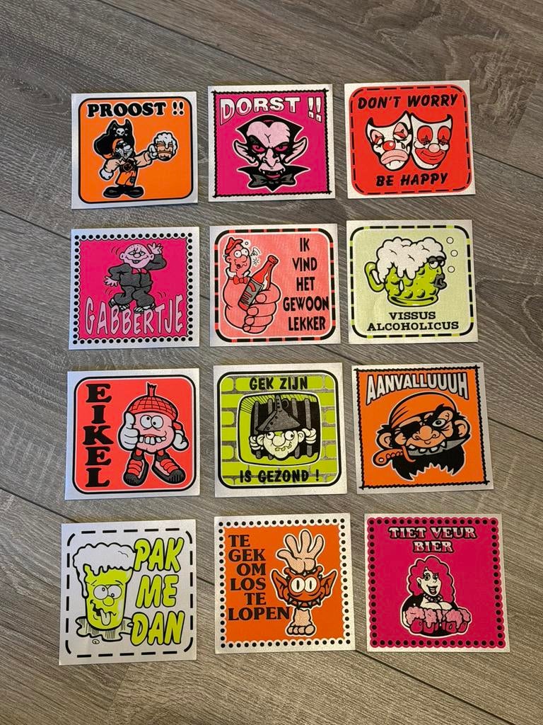 Nieuwe boerenkiel stickers fluoriserend 12 stuks carnaval, Kleding | Heren, Carnavalskleding en Feestkleding, Carnaval, Nieuw