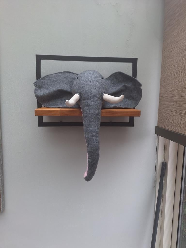Olifanten kop knuffel deco muur childhome, Ophalen of Verzenden, Nieuw, Wanddecoratie