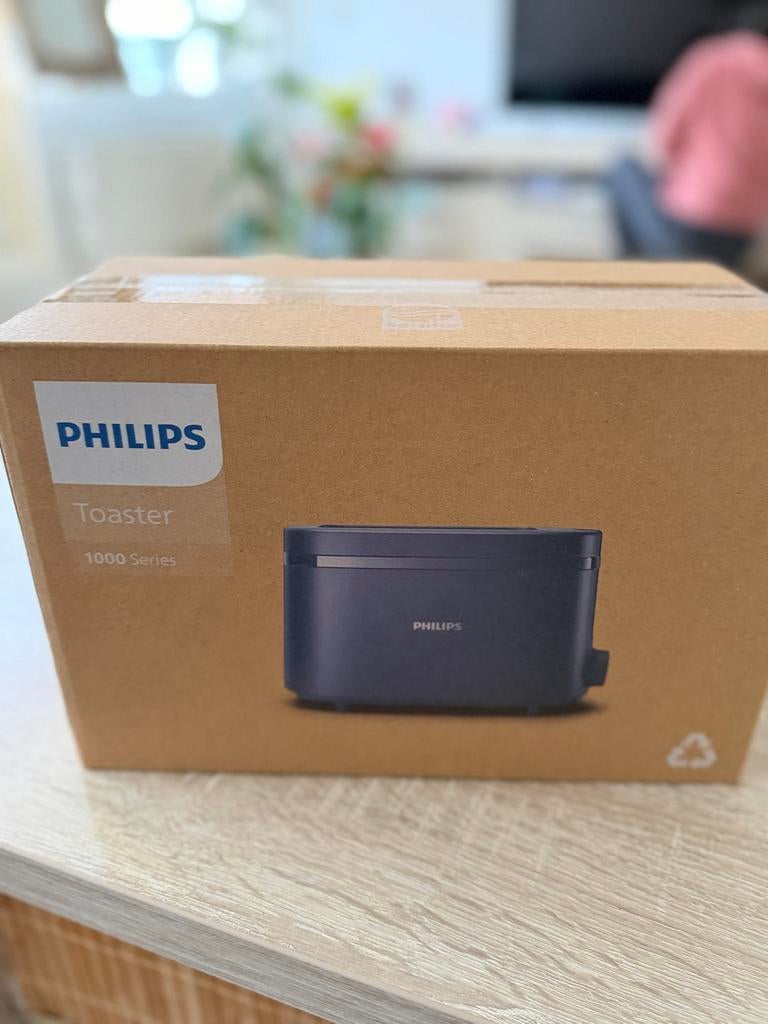 Nieuwe Philips Toaster 1000 Serie, Ophalen of Verzenden, Nieuw, Uitneembare kruimellade
