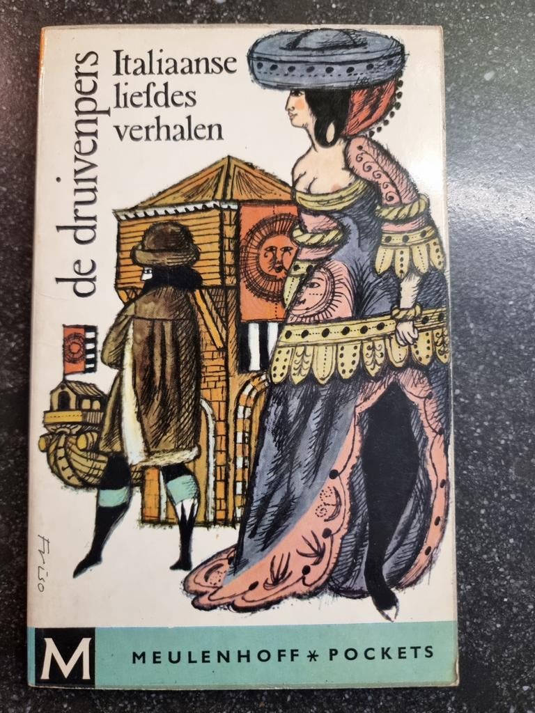 Italiaanse liefdesverhalen - De Druivenpers, Ophalen of Verzenden, Gelezen, R. Valkhoff, Nederland
