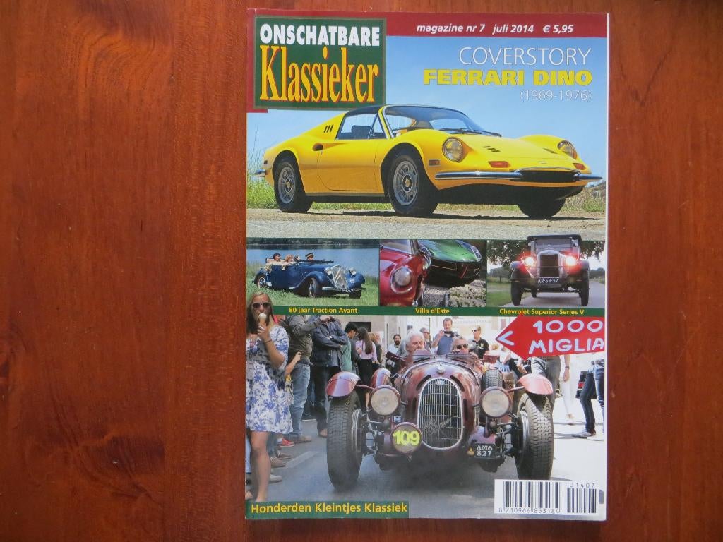 Onschatbare Klassieker 7 2014 Ferrari Dino, 80 jr Citroën TA, Ophalen of Verzenden, Nieuw, Citroën