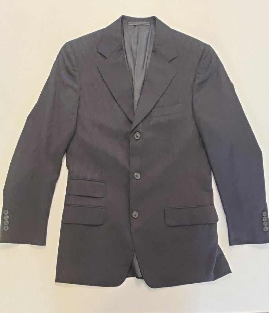 GUCCI colbert, donkerblauw + krijtstreepje - 46, Kleding | Heren, Blauw, Ophalen of Verzenden, Zo goed als nieuw, Gucci
