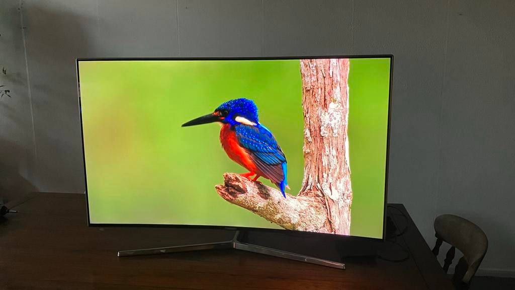 Samsung 4K Curved TV, Audio, Tv en Foto, Televisies, Ophalen, 100 Hz, Samsung, 100 cm of meer