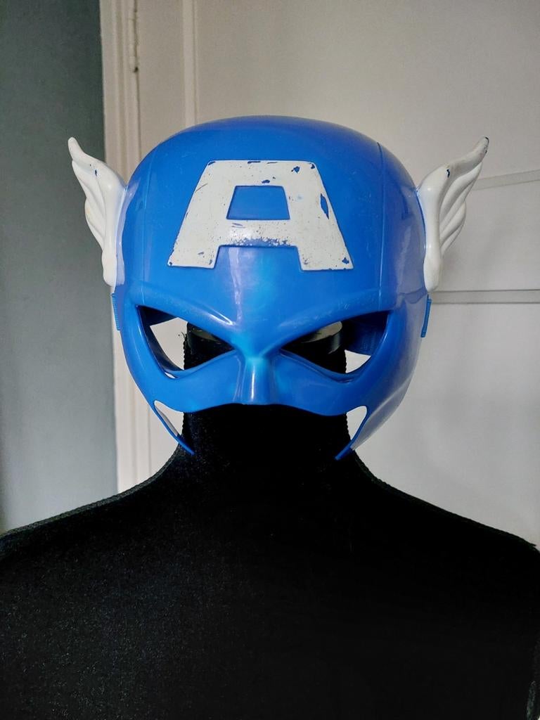 Captain America Masker Marvel - Carnaval/Collector, Kleding | Heren, Carnavalskleding en Feestkleding, Gedragen, Accessoires, Ophalen of Verzenden
