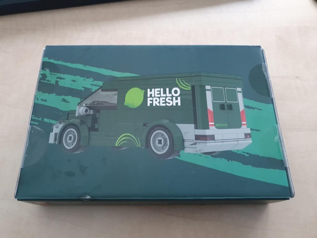 HelloFresh e-Vito bezorgbus bouwset - exclusief item, Ophalen of Verzenden, Nieuw