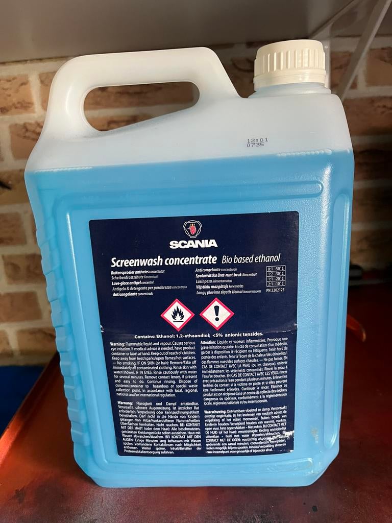 Scania screenwash 5 liter Nieuw, Ophalen