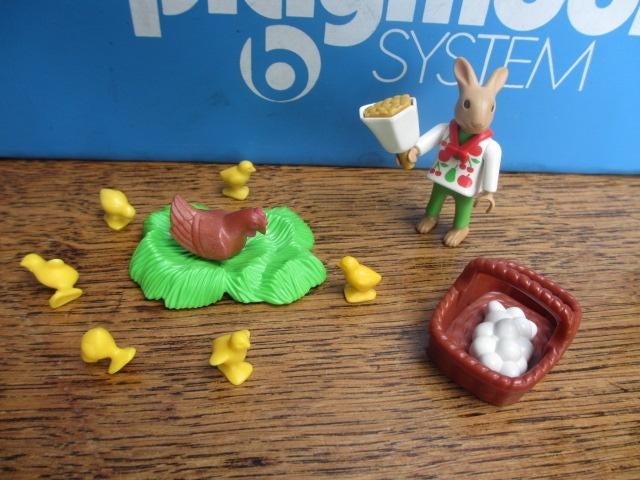 Pasen 4452 paashaas meisje kip kuikens100% compleet zeldzaam, Kinderen en Baby's, Speelgoed | Playmobil, Ophalen of Verzenden