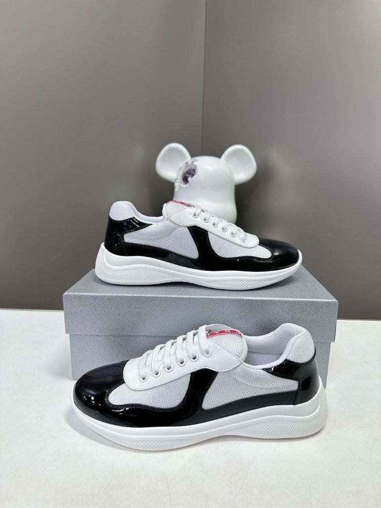 2E PAAR GRATIS  - Prada America’s Cup Sneakers - 38 T/M 45, Kleding | Heren, Schoenen, Ophalen of Verzenden, Nieuw, Zwart