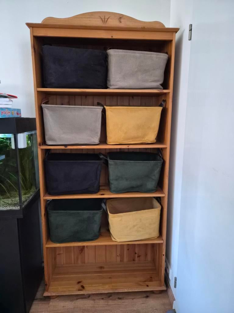 Prijs weer verlaagd!! Boeken/opberg kast inclusief mandjes., Ophalen, Met plank(en), Gebruikt, 50 tot 100 cm