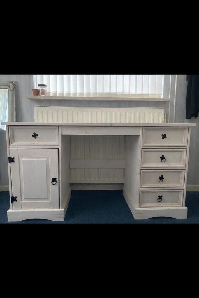 Creme bureau, Huis en Inrichting, Bureaus, Ophalen, Gebruikt