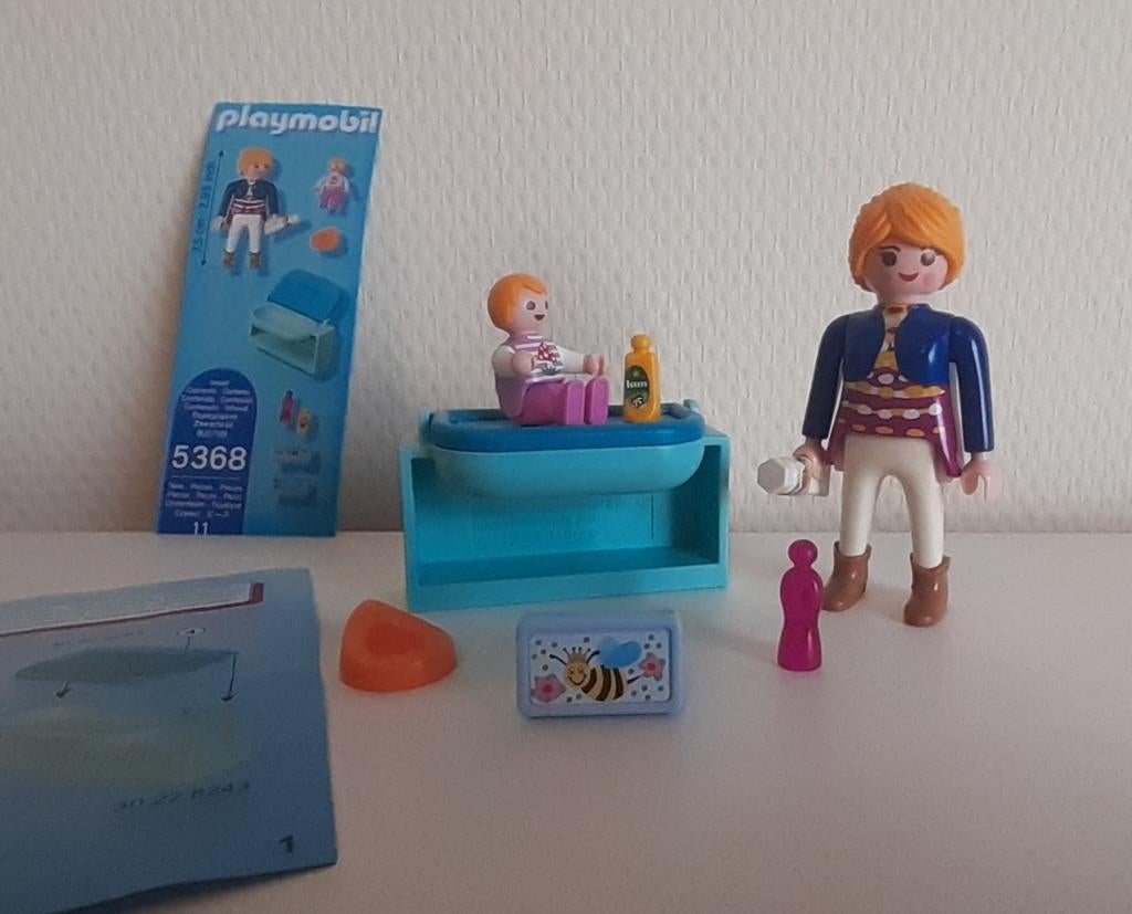 Playmobil 5368 Mama met luiertafel. (Set 60), Ophalen of Verzenden, Zo goed als nieuw, Complete set