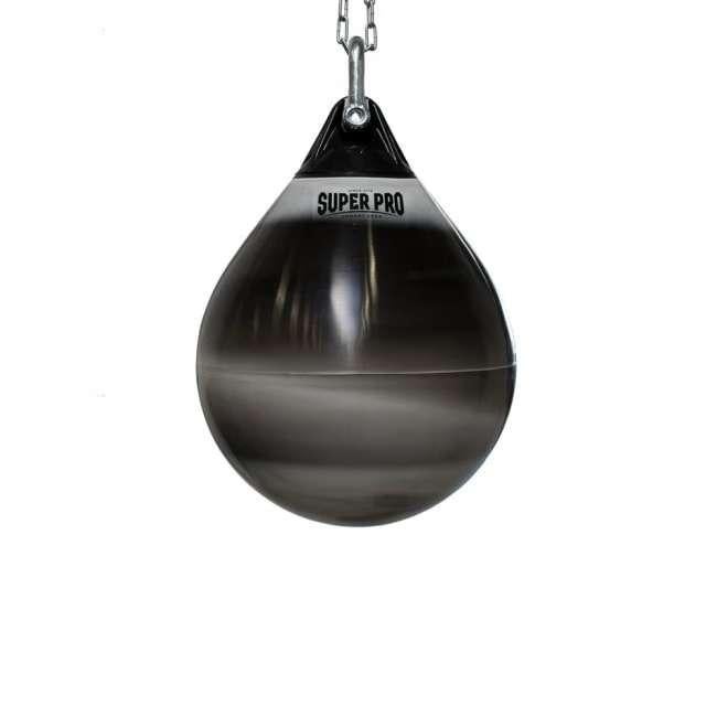 Super Pro Combat Gear Premium Waterpro Punchbag Zwart-Wit, Sport en Fitness, Boksen, Nieuw, Ophalen