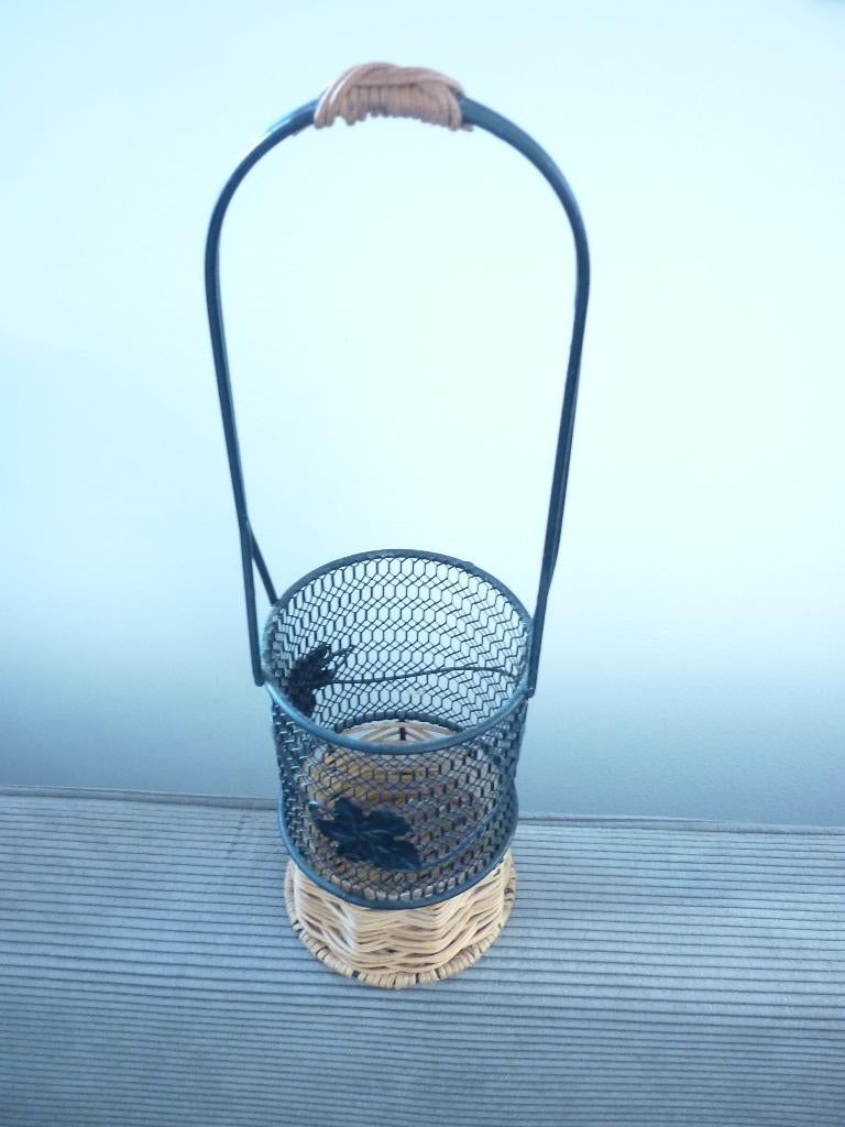 Houder wijnfles / decoratieve houder voor fles wijn, Ophalen of Verzenden, Zo goed als nieuw