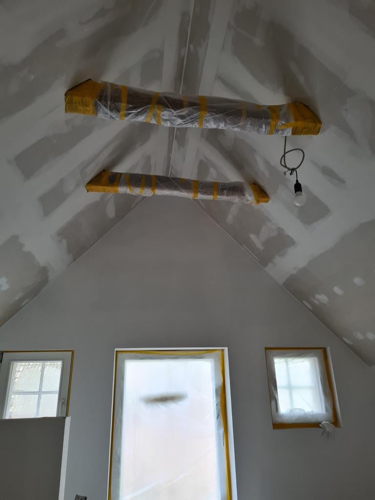 Foto 6 van Renovlies behang, glasweefsel behangers incl sausen.