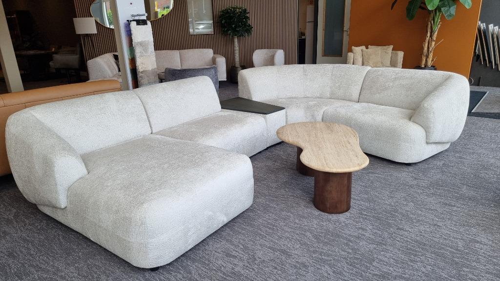 Direct leverbaar| Velvet hoekbank | modulair | Utrecht