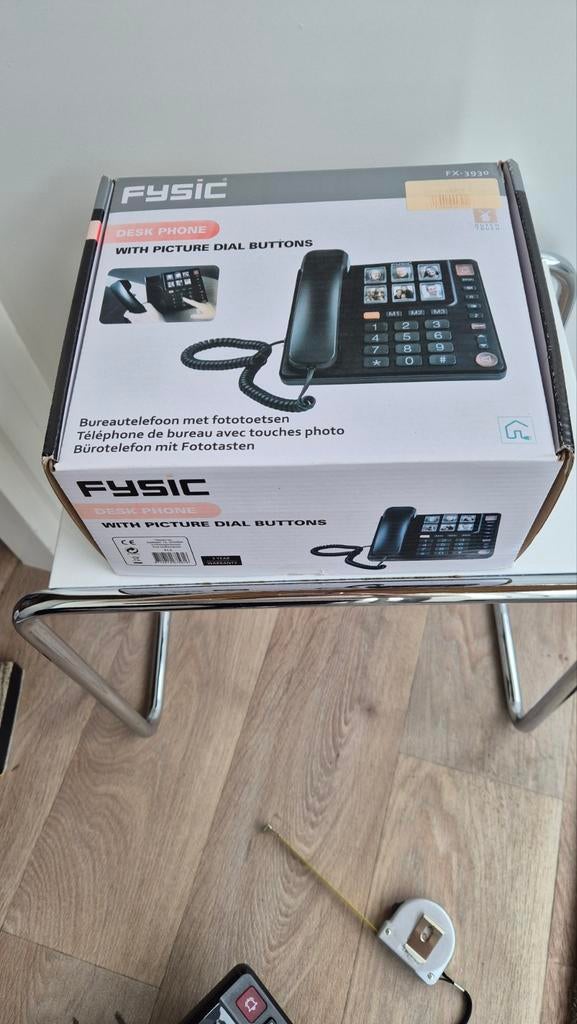 Fysic FX-39330 Seniorentelefoon met Fototoetsen, Ophalen of Verzenden, Zo goed als nieuw, 1 handset, Stralingsarm