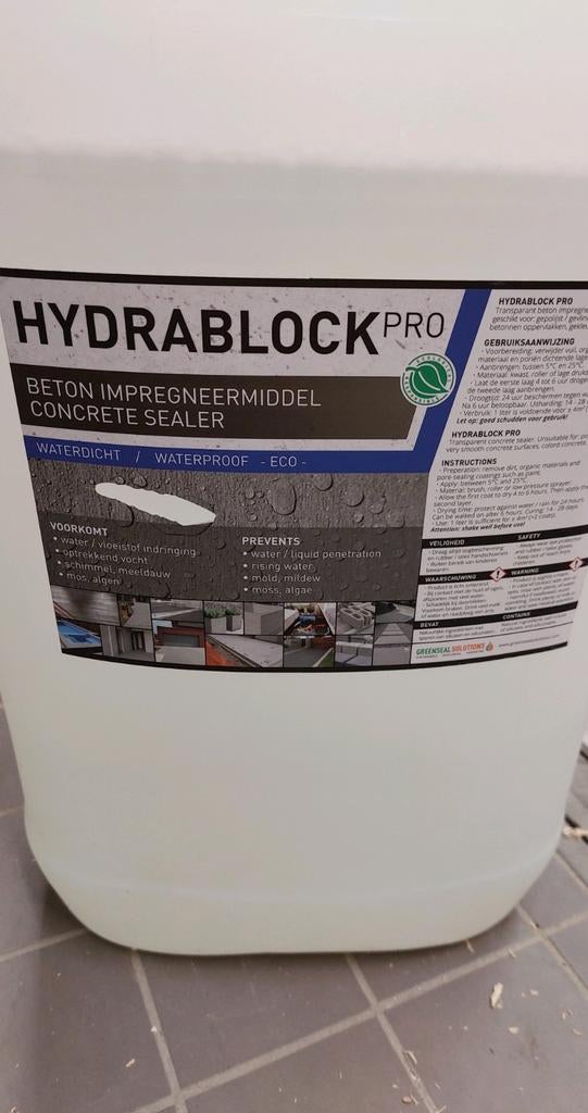 Hydrablock gevel impregneermiddel, Doe-het-zelf en Verbouw, Overige Doe-het-zelf en Verbouw, Ophalen of Verzenden, Nieuw