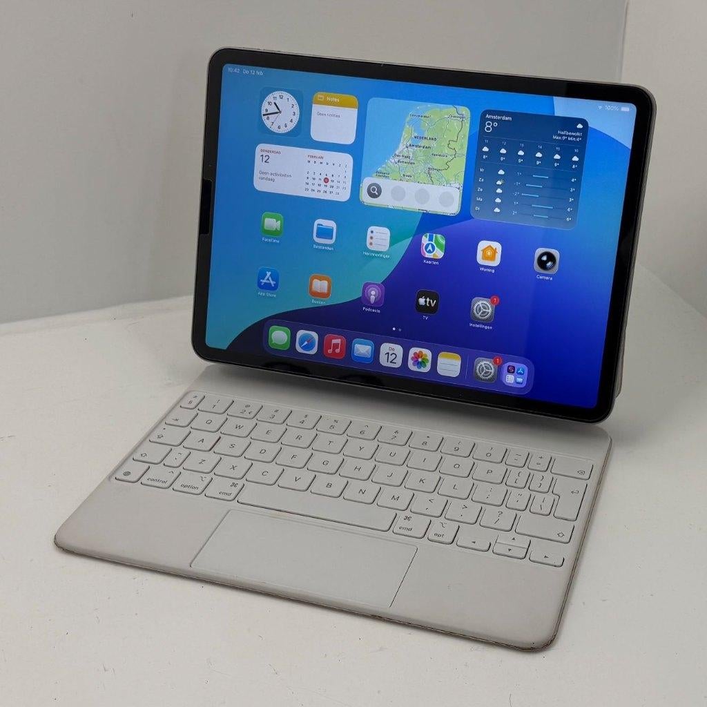Apple iPad Pro 4e Gen 256GB 11inch Wifi | Met keyboard hoes, Computers en Software, Apple iPads, Dordrecht@usedproducts.nl, Toulonselaan 72