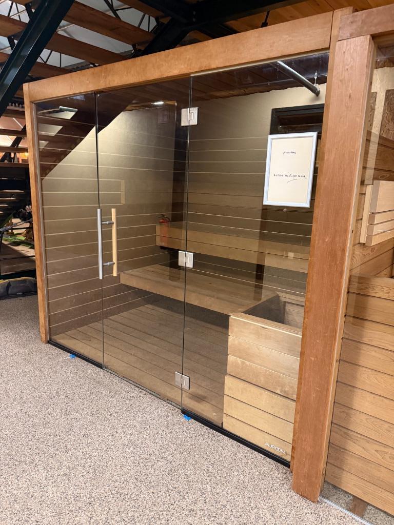 Auroom Maatwerk binnensauna - SHOWROOMMODEL