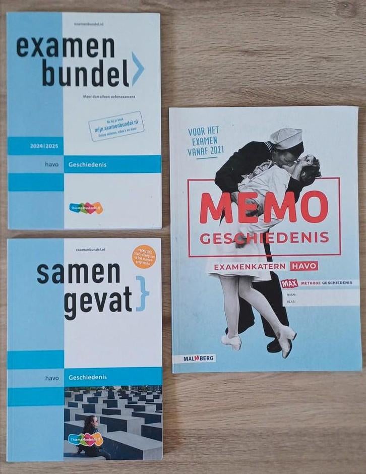 HAVO geschiedenis MEMO, examenbundel en samengevat, Boeken, Ophalen of Verzenden, Zo goed als nieuw, HAVO, Geschiedenis
