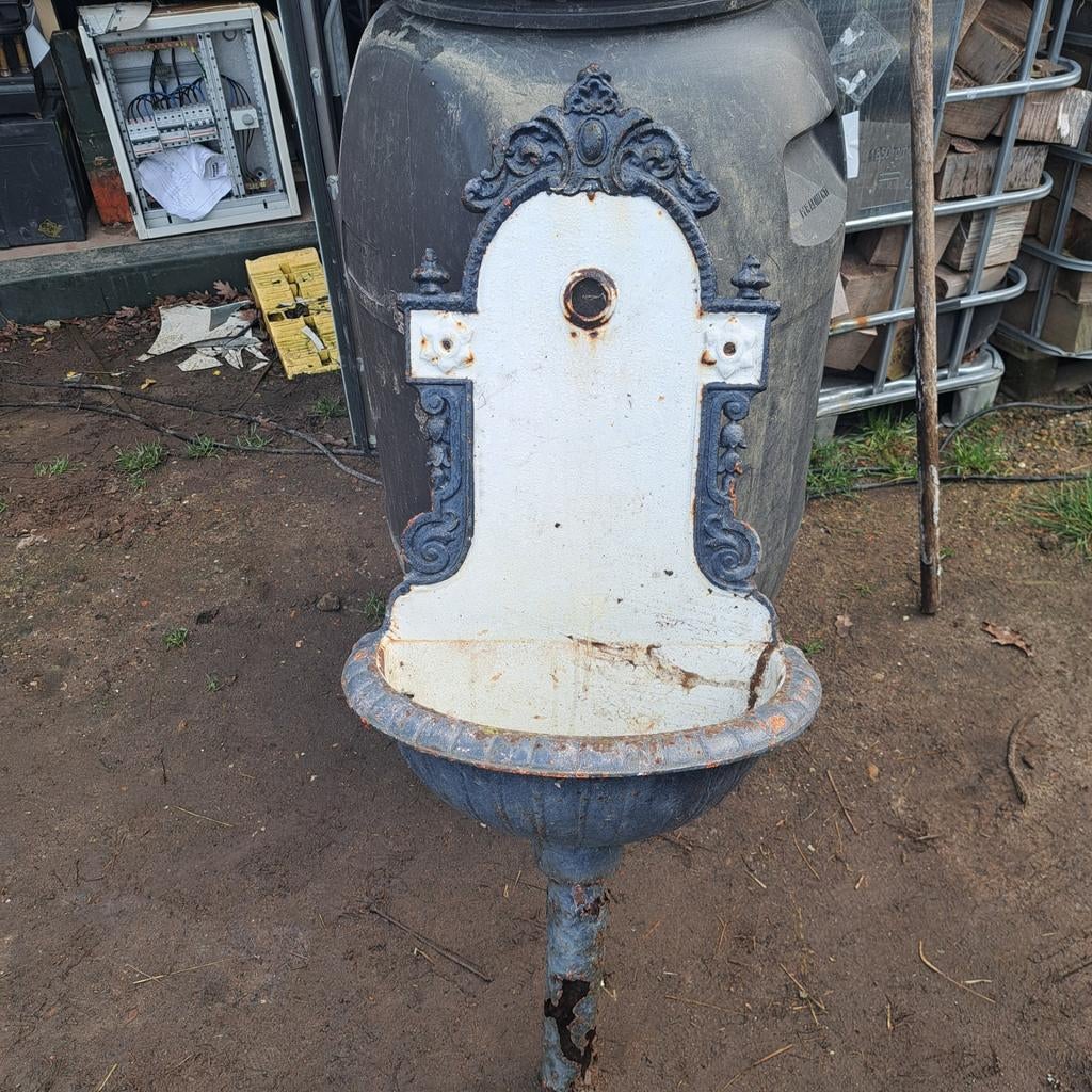 Franse wasbak, Tuin en Terras, Ophalen of Verzenden, Gietijzer, Fontein