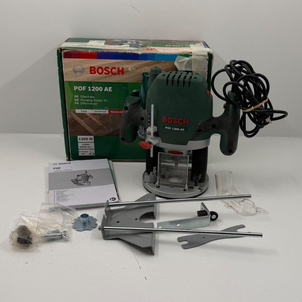 Bosch POF1200AE Bovenfrees | Bedraad | Met garantie, Dordrecht@usedproducts.nl, Toulonselaan 72, Ophalen of Verzenden, Zo goed als nieuw