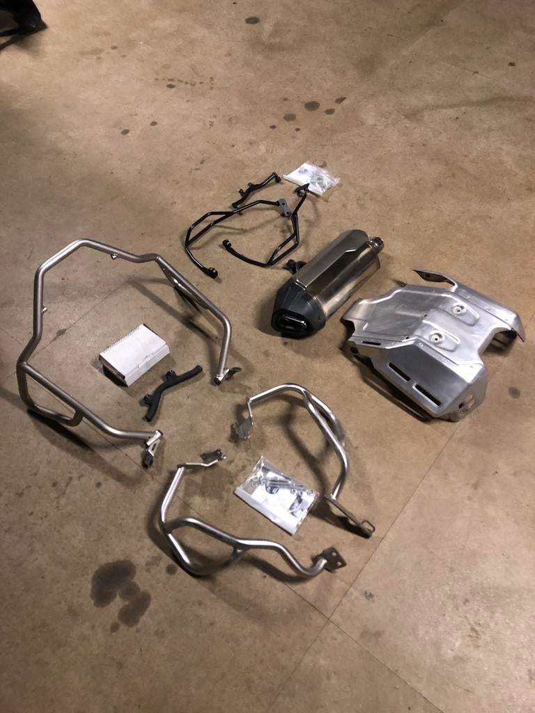 Honda CRF 1000 Africa Twin 2018-2019 valbeugels en meer, Gebruikt, ., Ophalen of Verzenden, .
