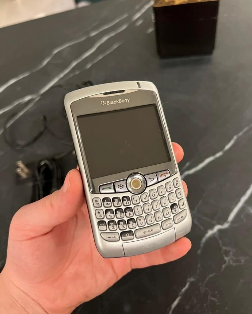 Nette BlackBerry curve 8310 silver edition met toetsenbord, Telecommunicatie, Ophalen of Verzenden, Nieuw
