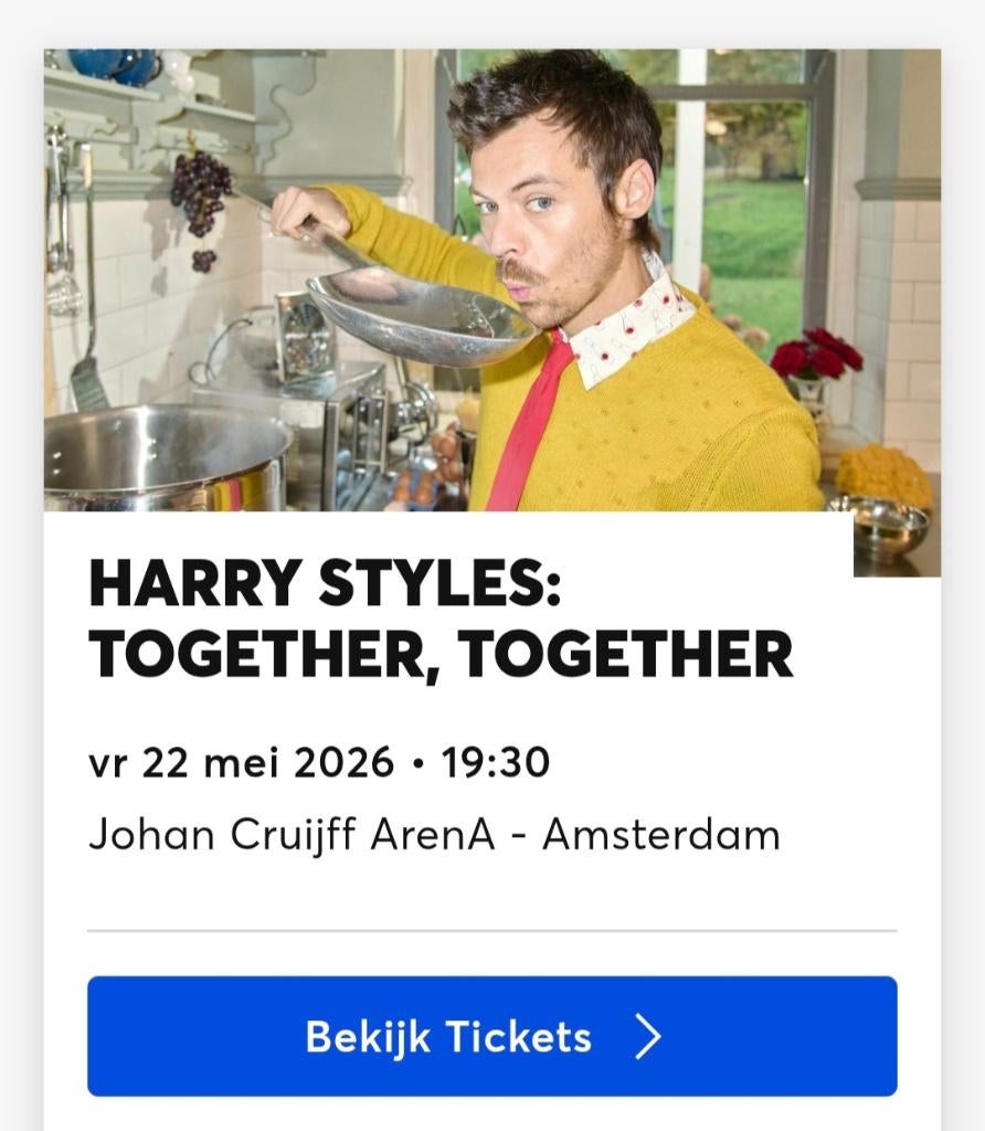 Harry Styles 22 mei, Twee personen, Mei
