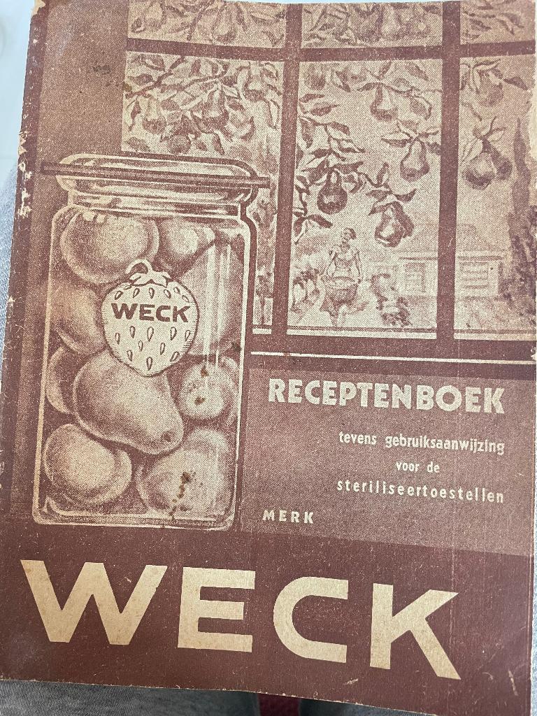 WECK: receptenboek en gebruiksaanwijzing, Gelezen, Overige typen, Ophalen of Verzenden, WECK