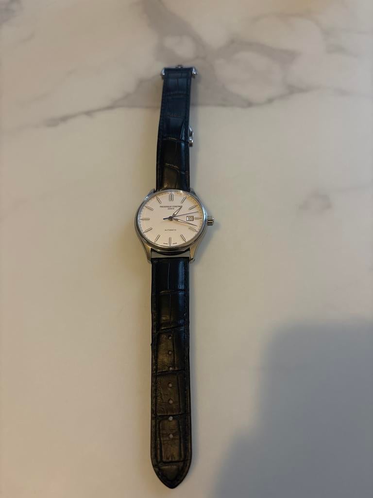 Frederique Constant Classics Automatic - Swiss Made, Overige merken, Leer, Staal, Polshorloge