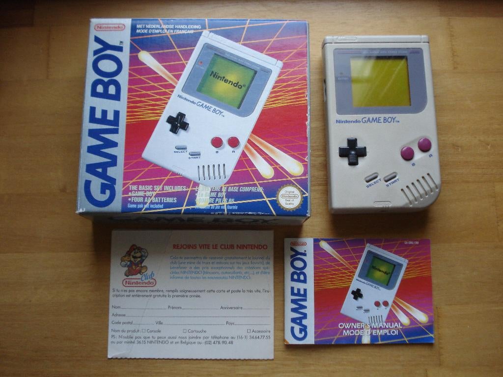 Gameboy Classic Console boxed FAH, Spelcomputers en Games, Spelcomputers | Nintendo Game Boy, Ophalen of Verzenden, Zo goed als nieuw