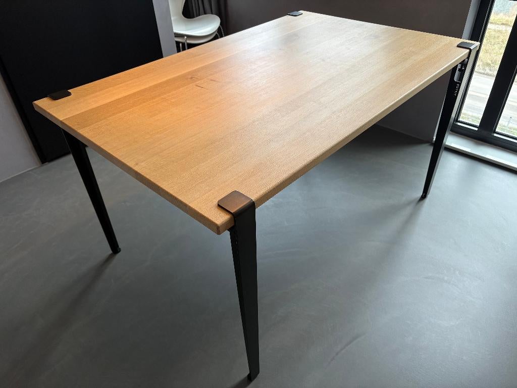 TIPTOE tafelpoten 75cm Dark steel + Eiken blad, Huis en Inrichting, Tafelonderdelen, Ophalen, Tafelpoot, 50 tot 100 cm, 50 tot 100 cm