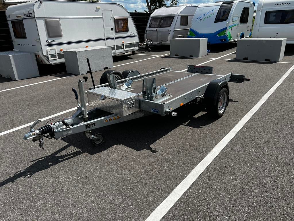 Hefbare Motortrailer te huur, Ophalen, Zo goed als nieuw