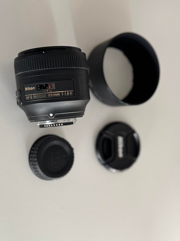 Nikon 85mm 1.8 G lens prima staat, Ophalen of Verzenden, Zo goed als nieuw, Macrolens