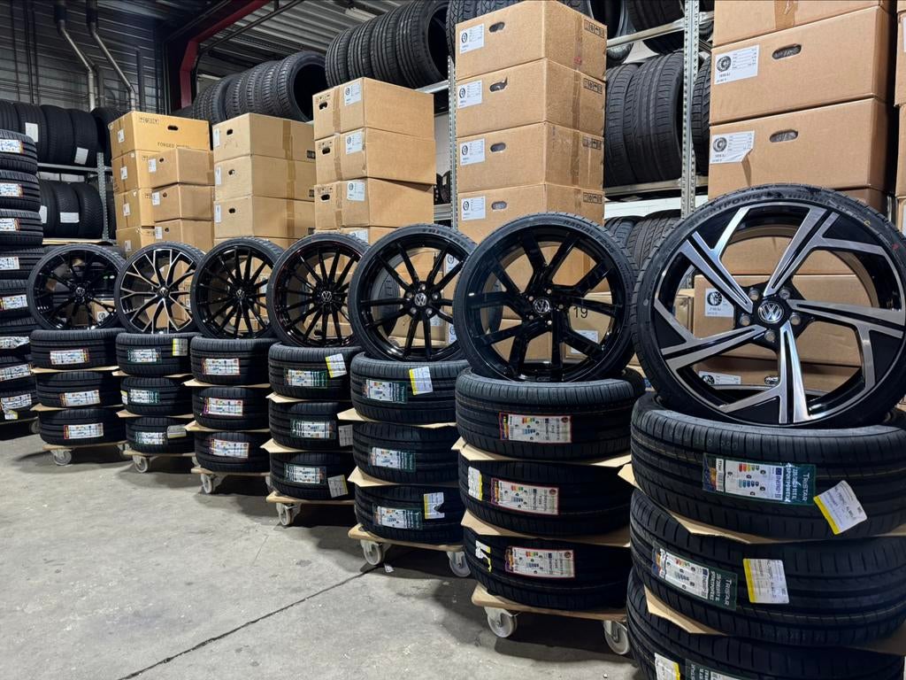 19 inch velgen met banden voor Volkswagen Pretoria Golf 7 8, Auto-onderdelen, Banden en Velgen, 19 inch, Banden en Velgen, Nieuw