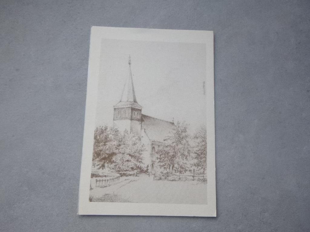Makkum, nh kerk   kunst  M. Huitema, Verzenden, 1980 tot heden, Ongelopen, Noord-Brabant