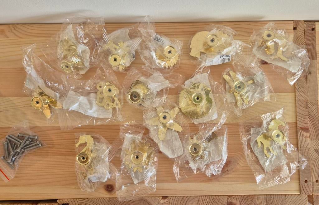 Kastknop goud dieren NIEUW, Huis en Inrichting, Woonaccessoires | Overige, Ophalen of Verzenden, Nieuw
