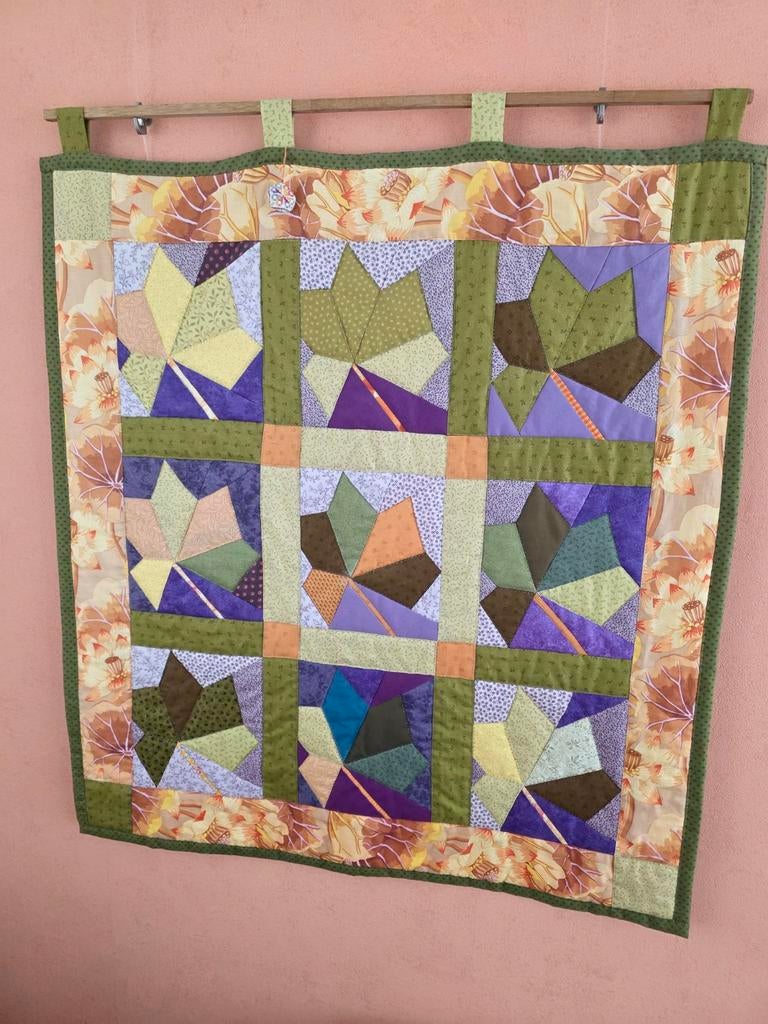 Handgemaakte quilt voor aan de muur, Ophalen, Nieuw